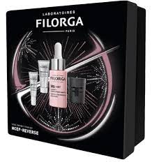 FILORGA XMAS BOX NCEF 2023 1 NCEF SHOT 15 ML + 1 NCEF NIGHT MASK 15 ML + 1 NCEF REVERSE EYES 4 ML + 1 MINI CANDLE - farmacialombardia.it