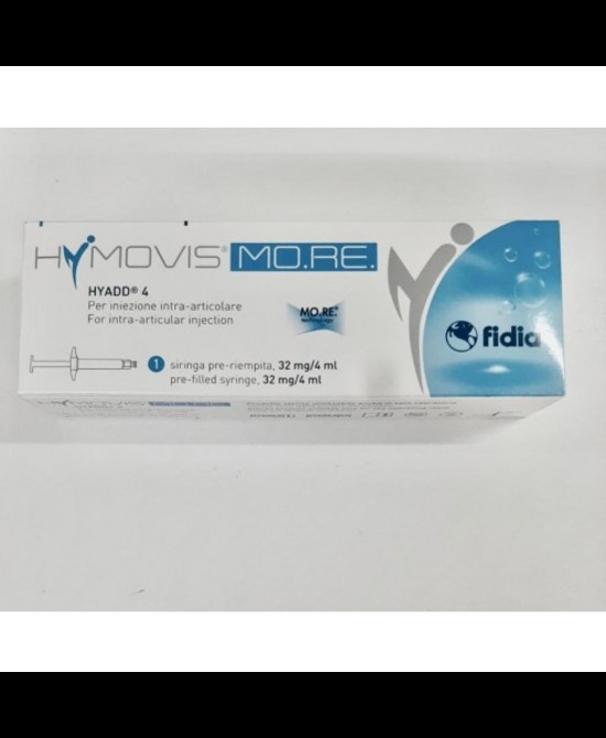 SIRINGA LUER LOCK INTRA-ARTICOLARE PRE-RIEMPITA HYMOVIS MO RE 32MG/4ML 1 PEZZO - farmacialombardia.it