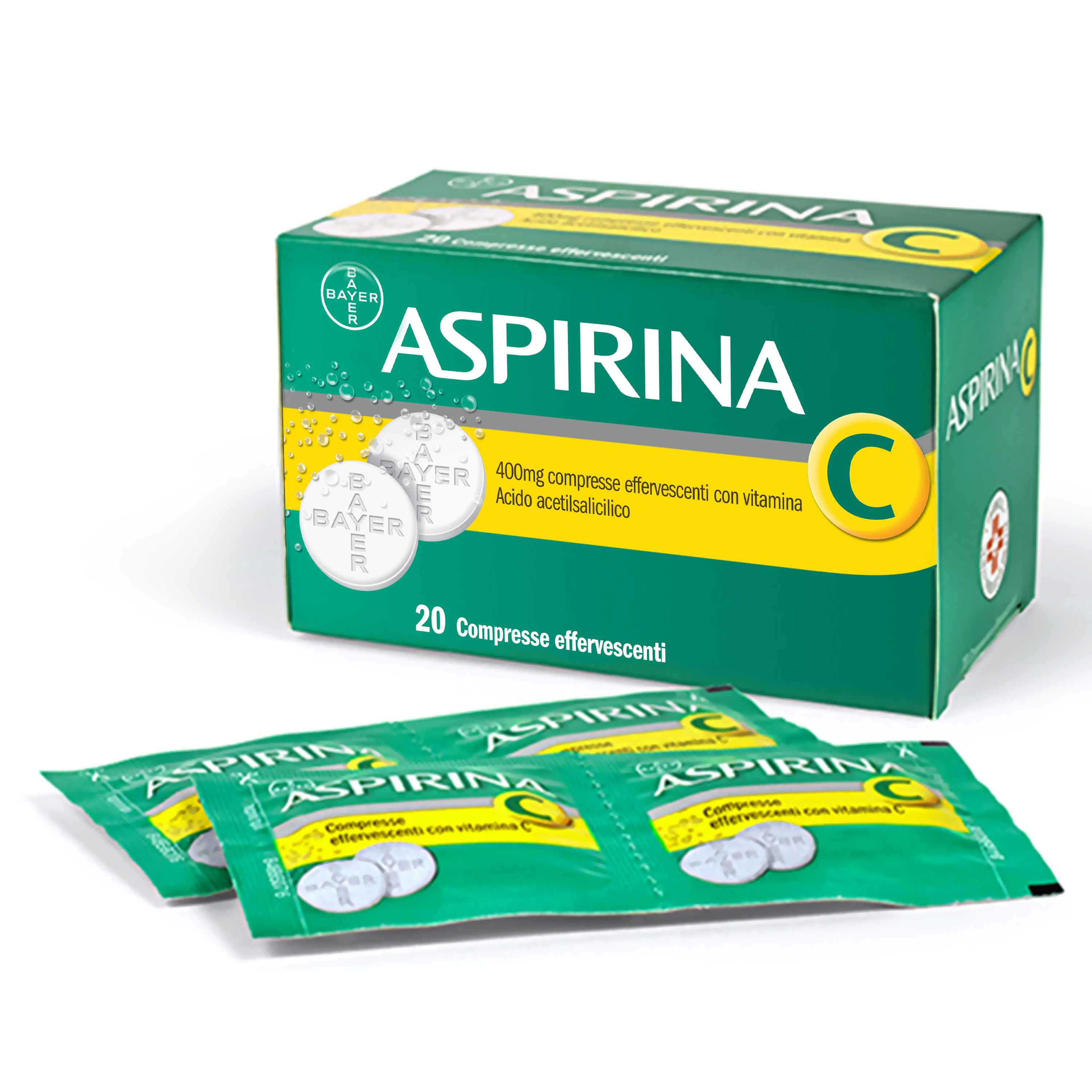 ASPIRINA C*20CPR EFF 400+240MG - farmacialombardia.it