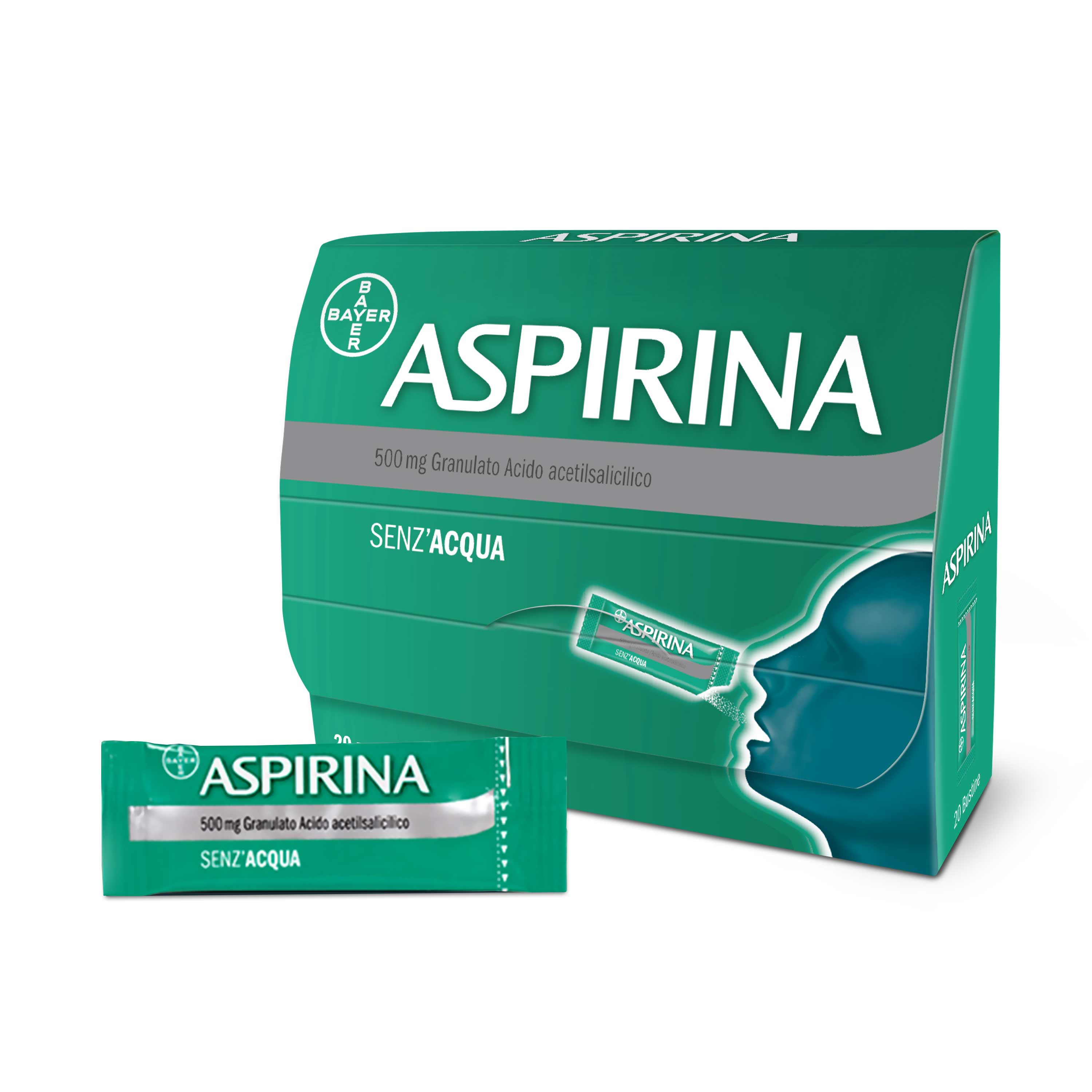 ASPIRINA*OS GRAT 20BUST 500MG - farmacialombardia.it