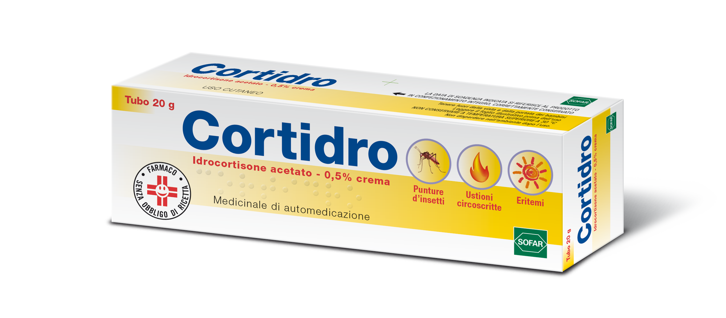 CORTIDRO*CREMA 20G 0,5% - farmacialombardia.it