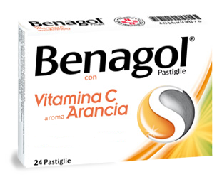 BENAGOL VIT C*24PAST ARANCIA - farmacialombardia.it