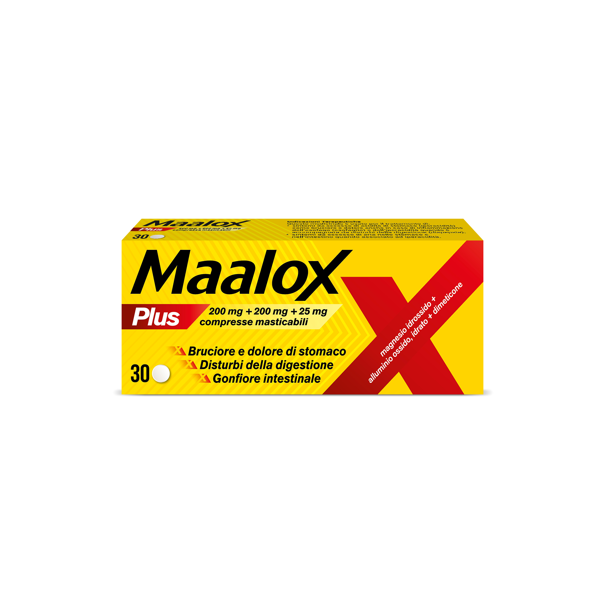 MAALOX PLUS*30CPR MAST - farmacialombardia.it