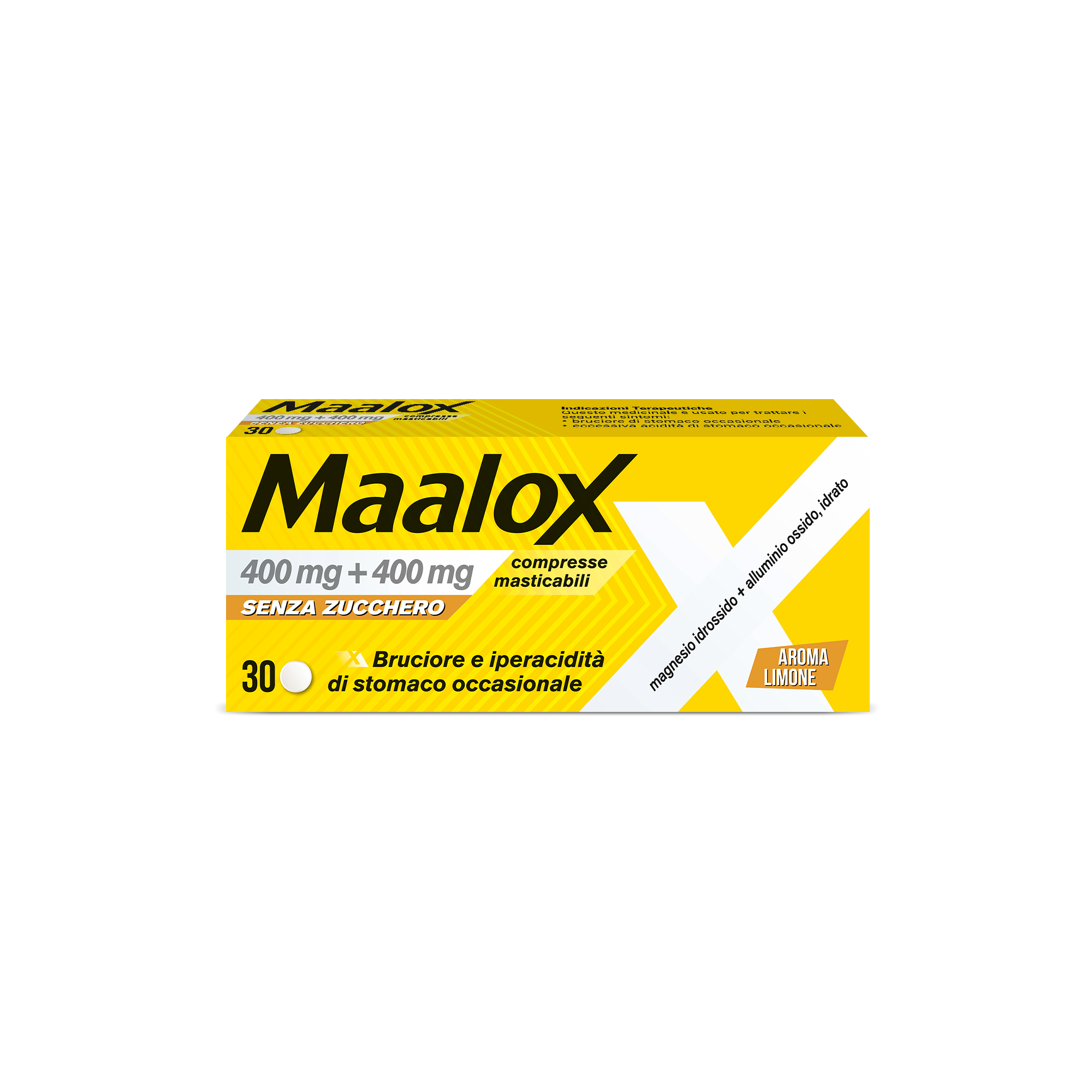 MAALOX*S/Z 30CPR LIMO400+400MG - farmacialombardia.it