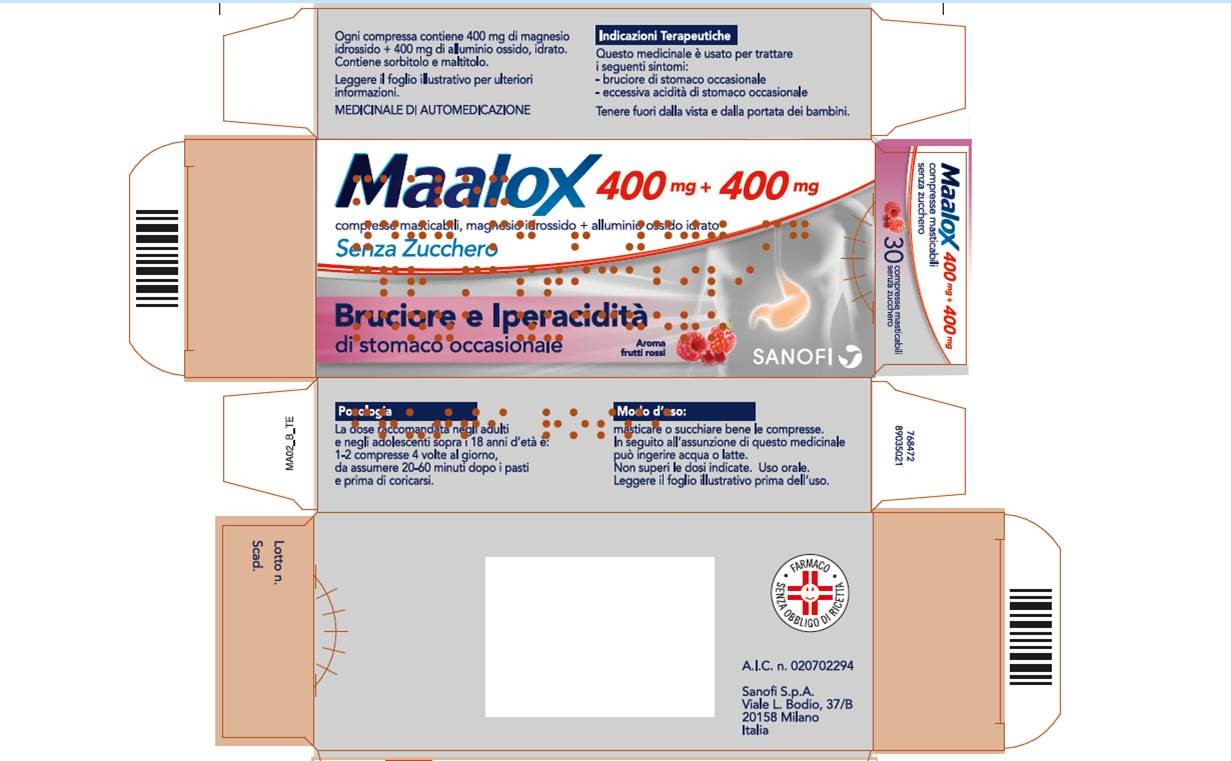 MAALOX*S/Z 30CPR MAST400+400MG - farmacialombardia.it