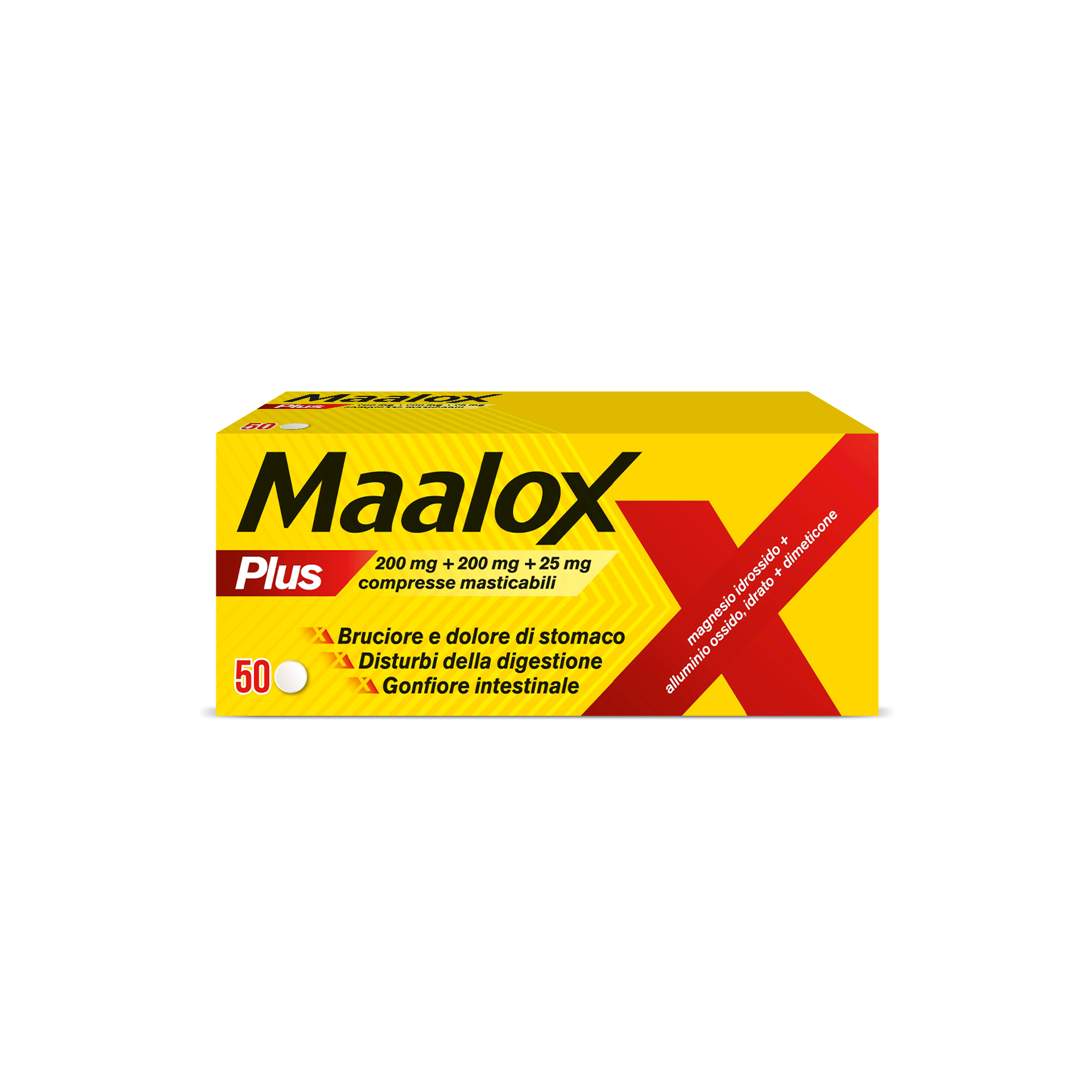 MAALOX PLUS*50CPR MAST - farmacialombardia.it