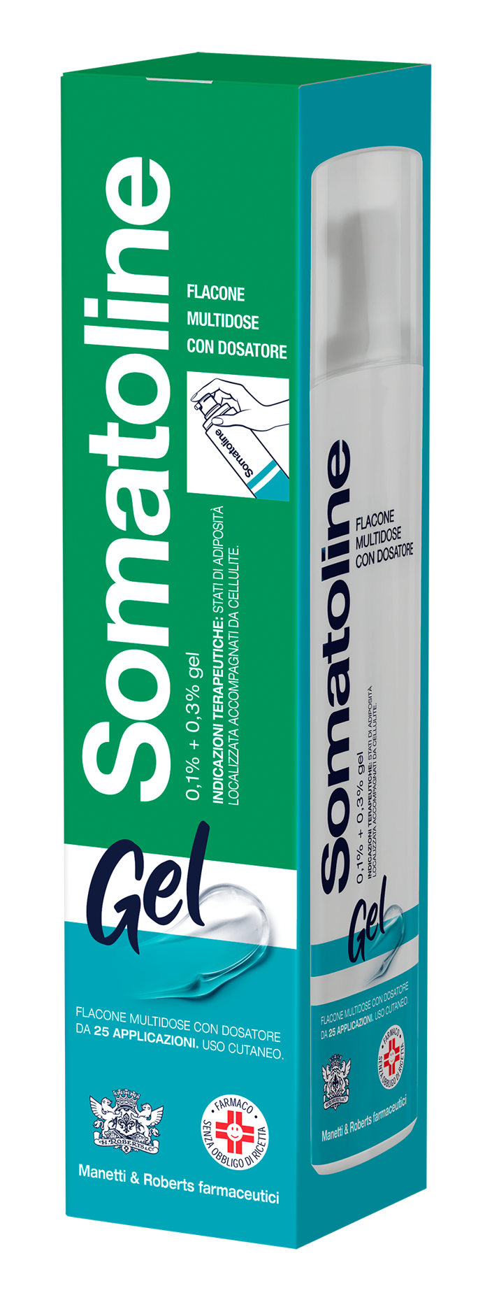 SOMATOLINE*GEL 250ML 0,15+0,3% - farmacialombardia.it