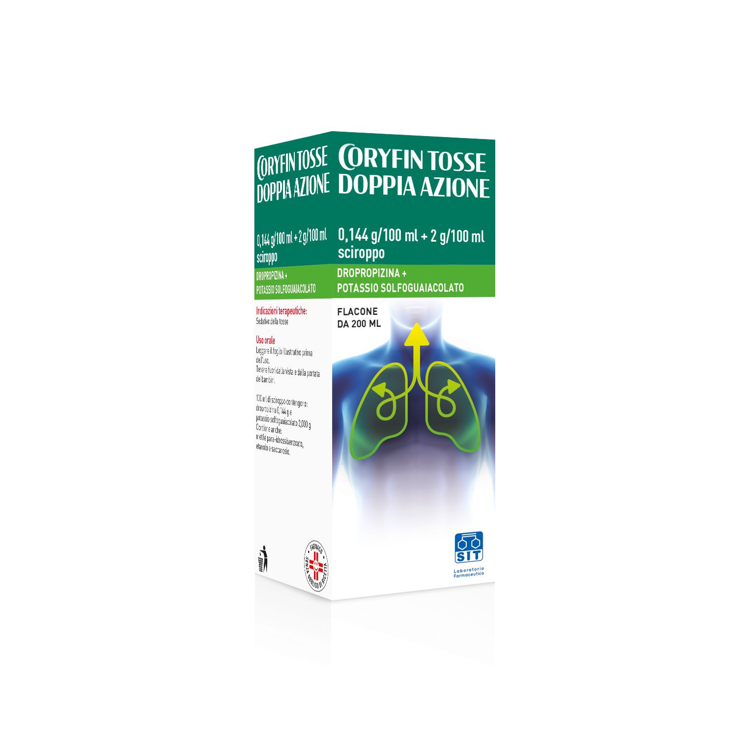 CORYFIN TOSSE DOPPIA AZ*200ML - farmacialombardia.it