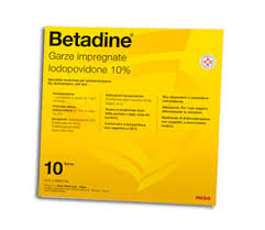 BETADINE*10GARZE IMPREGN 10x10 - farmacialombardia.it