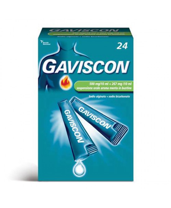 GAVISCON*24BUST 500+267MG/10ML - farmacialombardia.it