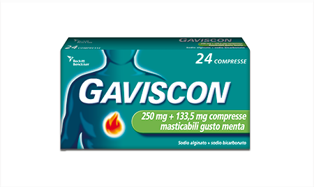 GAVISCON*24CPR MENT250+133,5MG - farmacialombardia.it