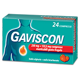 GAVISCON*24CPR FRAG250+133,5MG - farmacialombardia.it