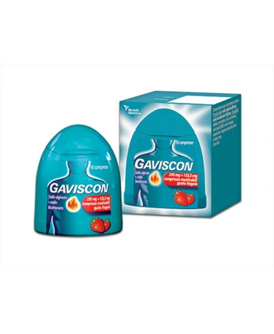 GAVISCON*16CPR FRAG250+133,5MG - farmacialombardia.it