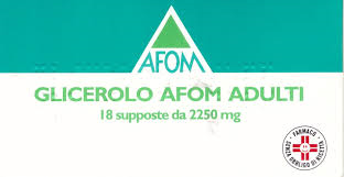 GLICEROLO AFOM*AD 18SUPP2250MG - farmacialombardia.it