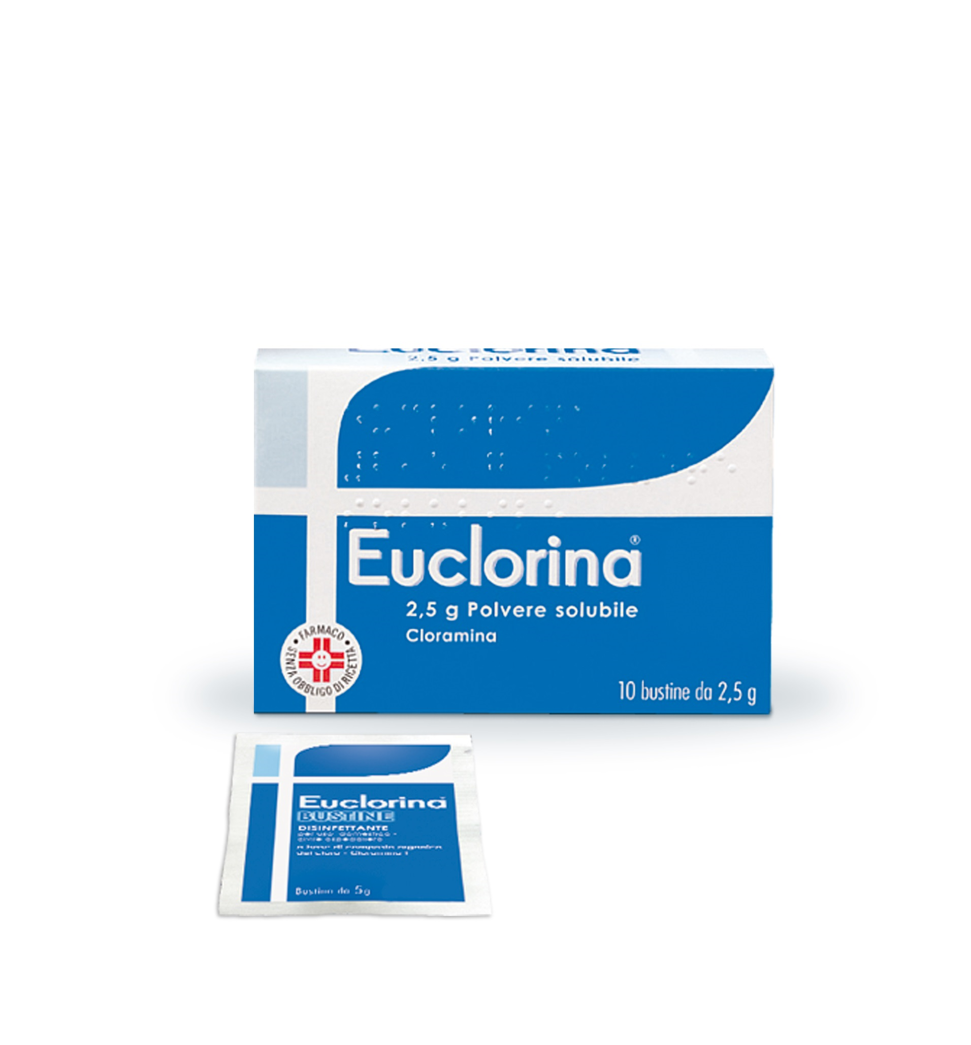 EUCLORINA*POLV SOL 10BUST 2,5G - farmacialombardia.it
