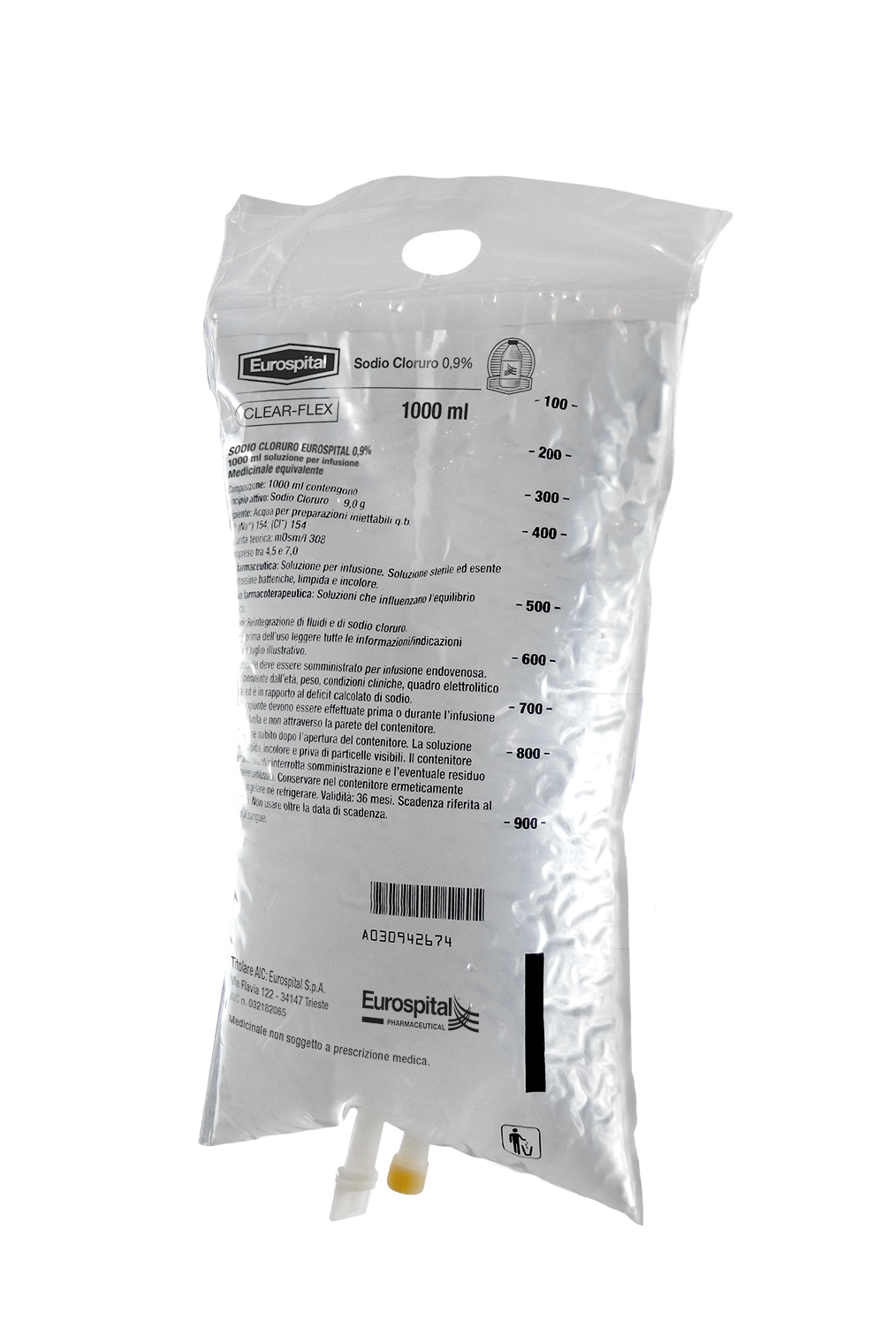 SODIO CLORURO EUROS*0,9%1000ML - farmacialombardia.it
