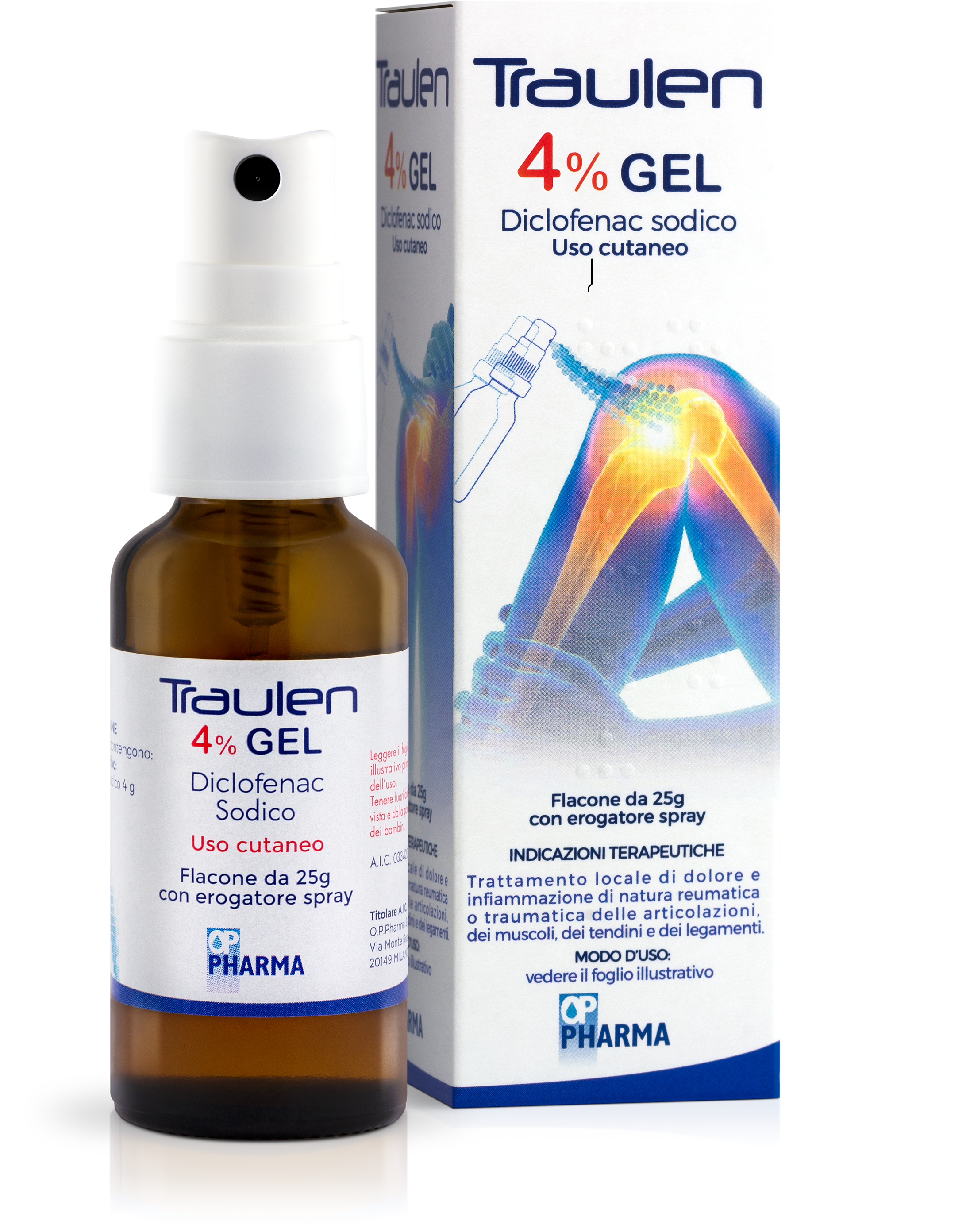 TRAULEN*GEL 4% FL 25G C/EROG - farmacialombardia.it
