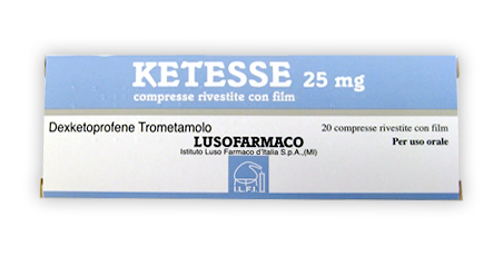 KETESSE*20CPR RIV 25MG - farmacialombardia.it