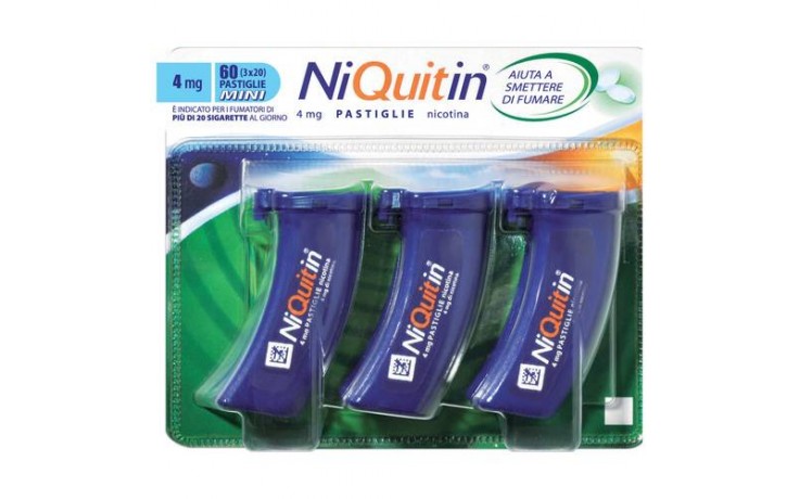 NIQUITIN*60PASTL 4MG MENTA FL - farmacialombardia.it