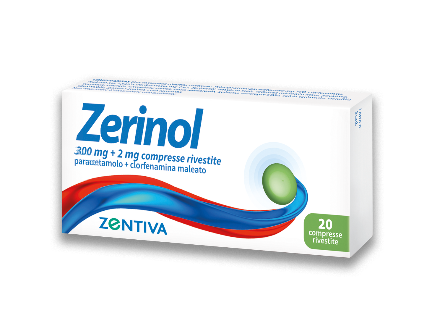ZERINOL*20CPR RIV 300MG+2MG - farmacialombardia.it