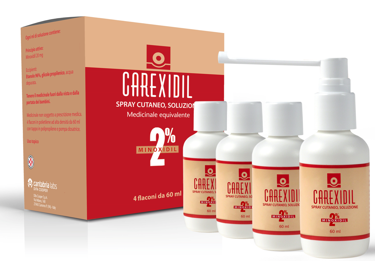 CAREXIDIL*4FL SOLUZ CUT 60ML2% - farmacialombardia.it