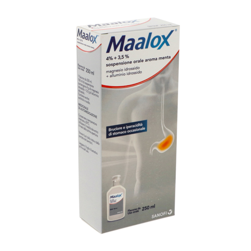 MAALOX*OS SOSP 250ML 4%+3,5% - farmacialombardia.it
