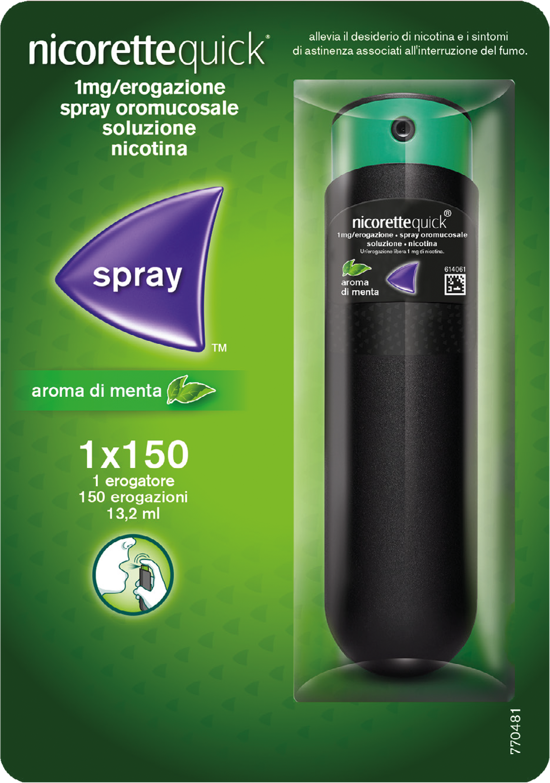 NICORETTEQUICK*SPRAY 1FL 150D - farmacialombardia.it
