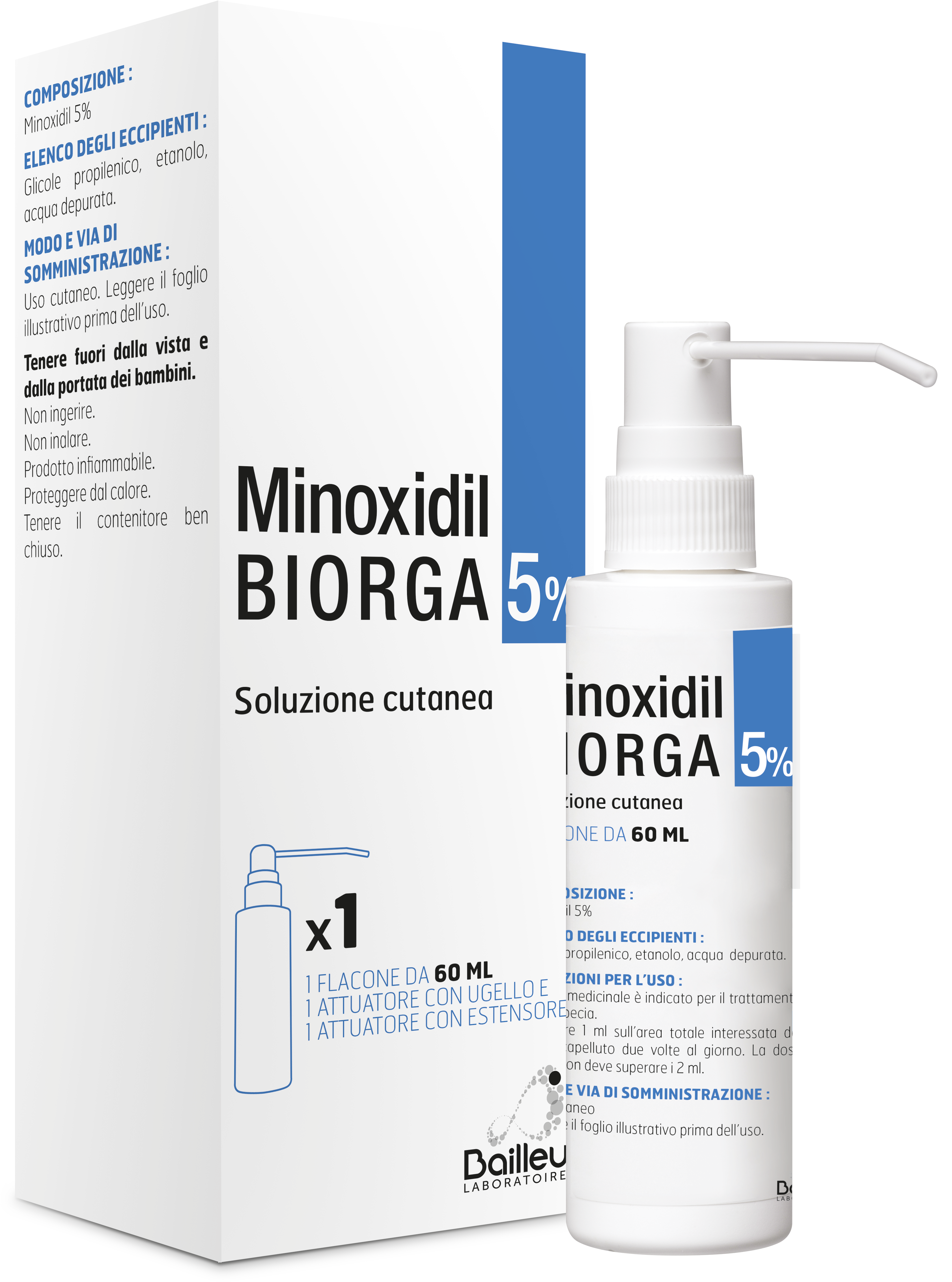 MINOXIDIL BIORGA*SOL CUT60ML5% - farmacialombardia.it
