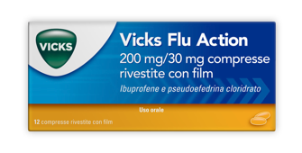 VICKS FLU ACTION*12CPR200+30MG - farmacialombardia.it