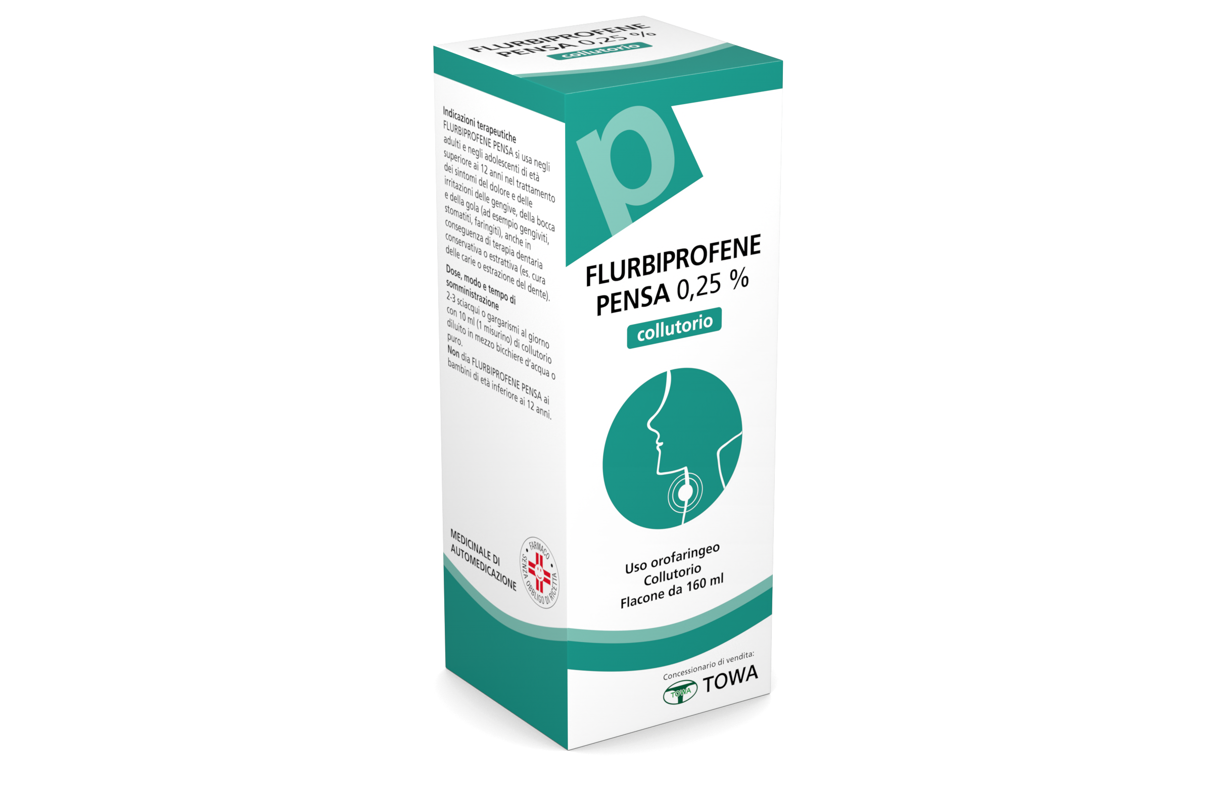 FLURBIPROFENE PE*COLLUT 160ML - farmacialombardia.it