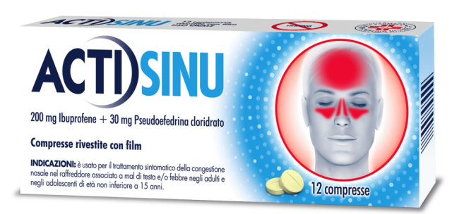 ACTISINU*12CPR 200MG+30MG - farmacialombardia.it