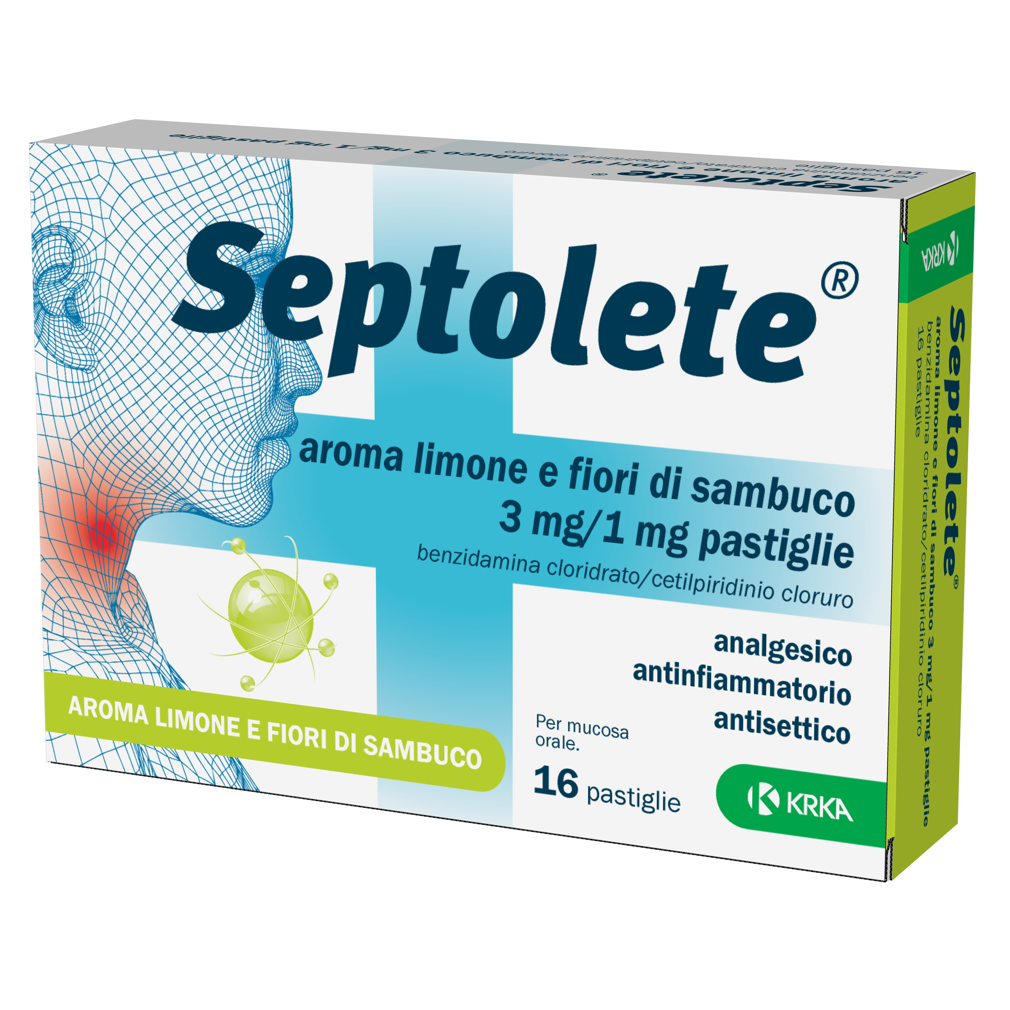 SEPTOLETE*16PAST3+1MG LIM FIOR - farmacialombardia.it