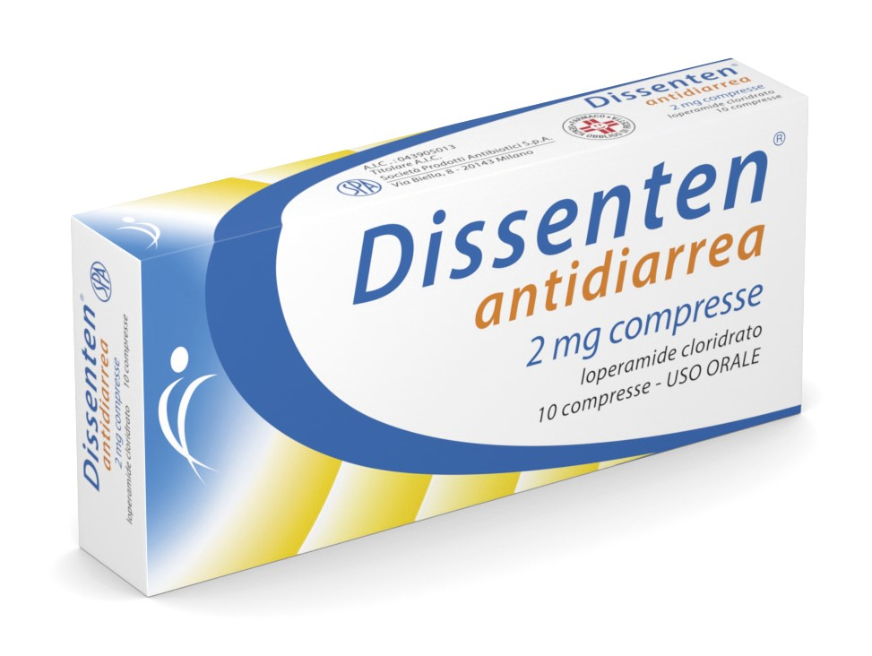 DISSENTEN ANTIDIARREA*10CPR2MG - farmacialombardia.it