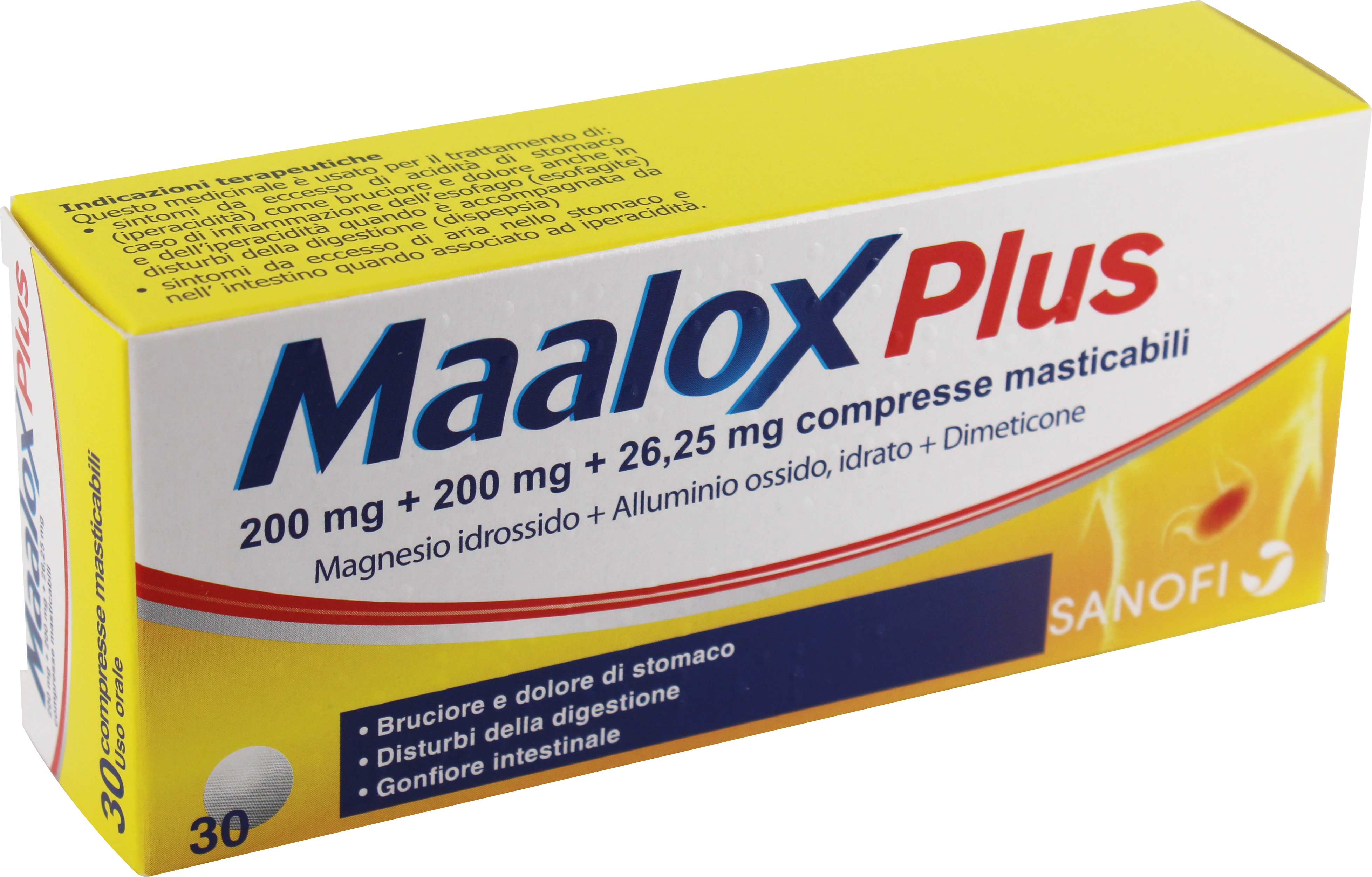 MAALOX PLUS*30CPR MAST - farmacialombardia.it