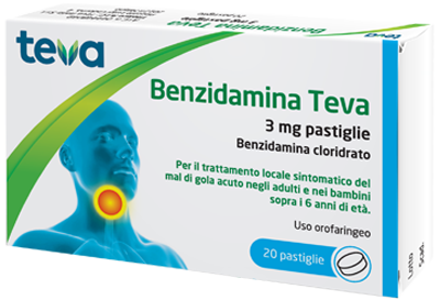 BENZIDAMINA TEVA*20PASTL 3MG - farmacialombardia.it