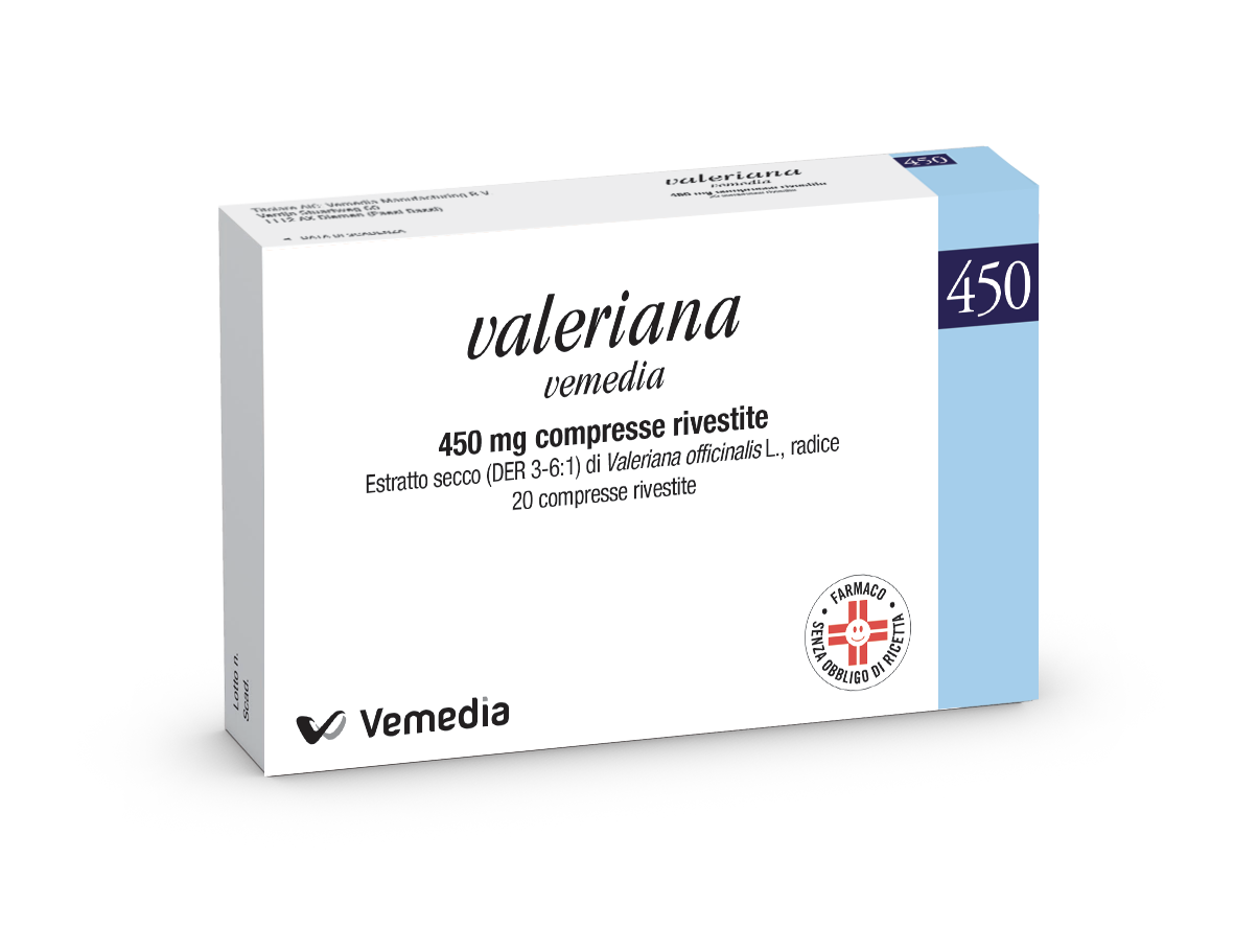 VALERIANA VEMEDIA*20CPR RIV450 - farmacialombardia.it
