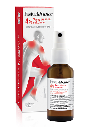FASTUADVANCE*SPRAY 25G 4% - farmacialombardia.it