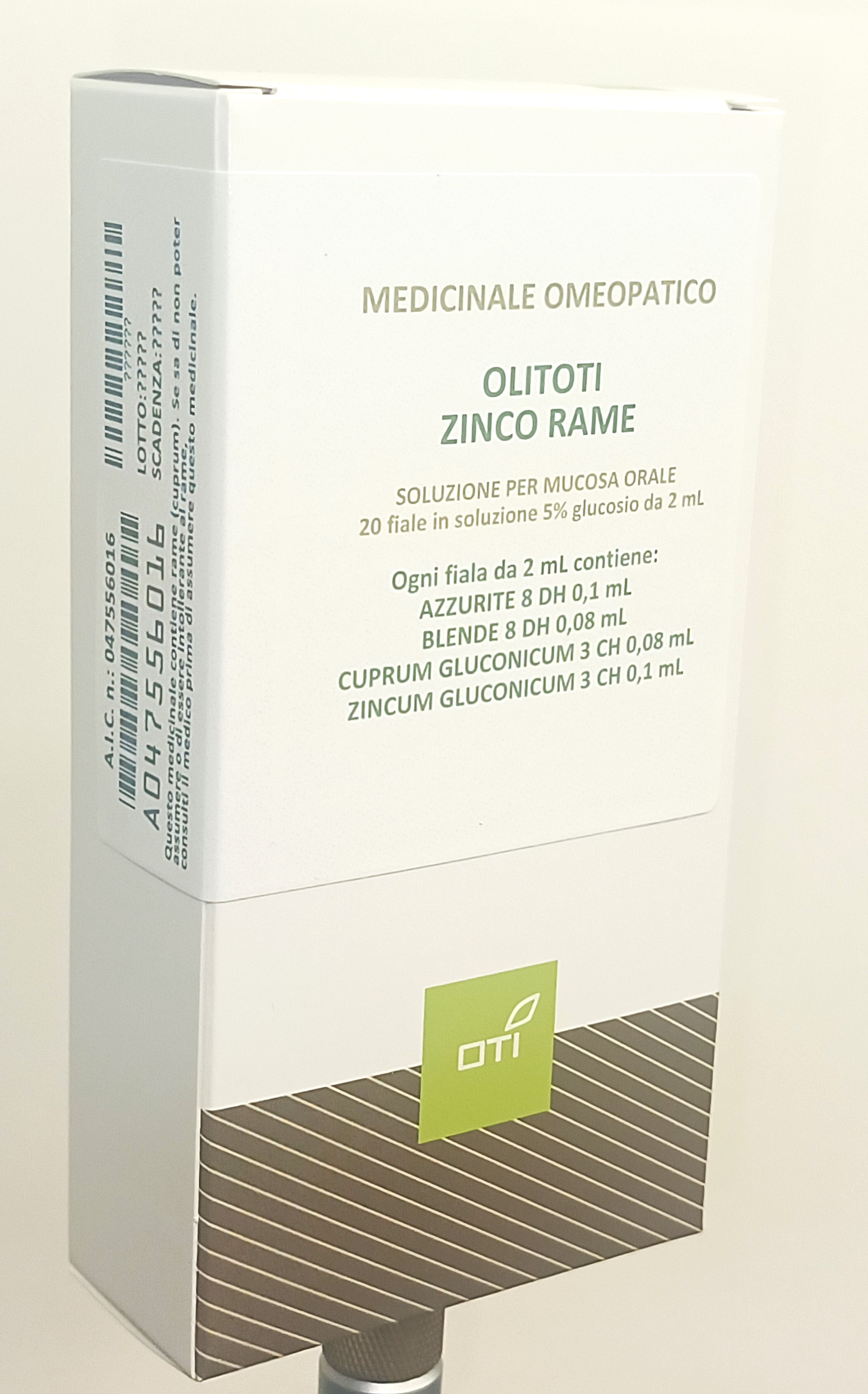 OLITOTI ZINCO RAME*OS 20F 2ML - farmacialombardia.it