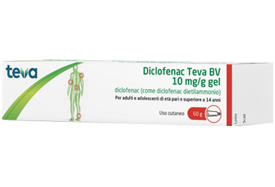 DICLOFENAC TEVA*GEL 60G 10MG/G - farmacialombardia.it