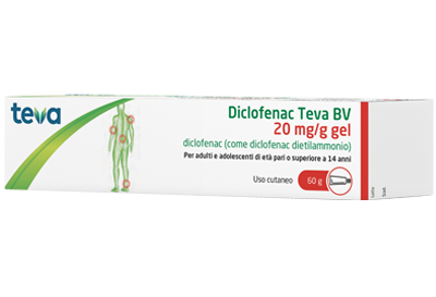 DICLOFENAC TEVA*GEL 60G 20MG/G - farmacialombardia.it