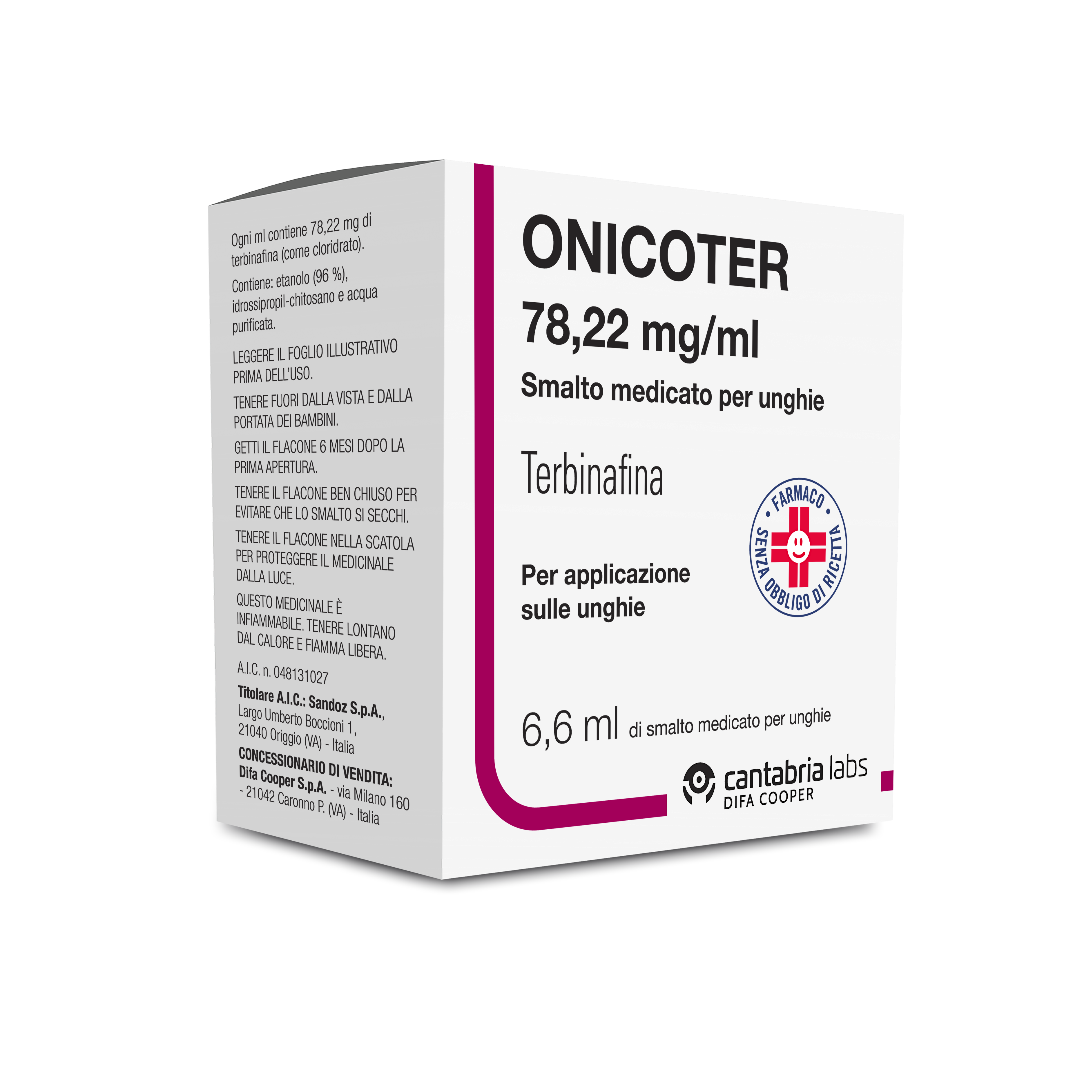ONICOTER*SMALTO MED 1FL 6,6ML - farmacialombardia.it
