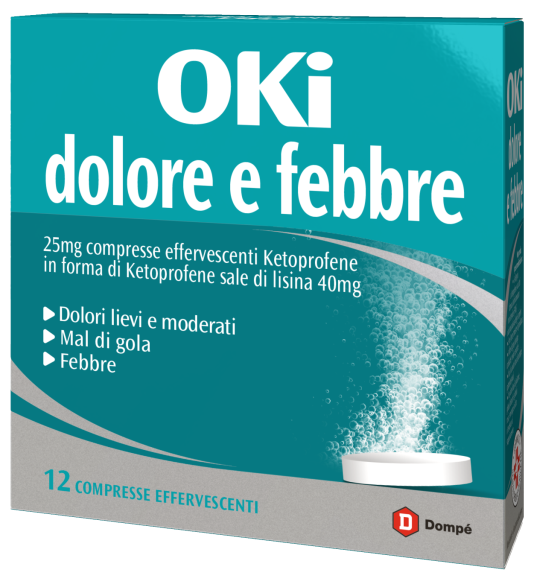 OKI DOLORE E FEBBRE*12CPR EFF - farmacialombardia.it