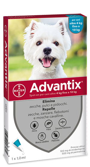 ADVANTIX SPOT ON*1PIP 4-10KG - farmacialombardia.it