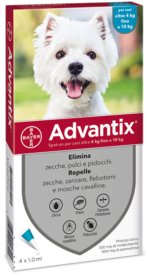 ADVANTIX SPOT ON*4PIP 4-10KG - farmacialombardia.it