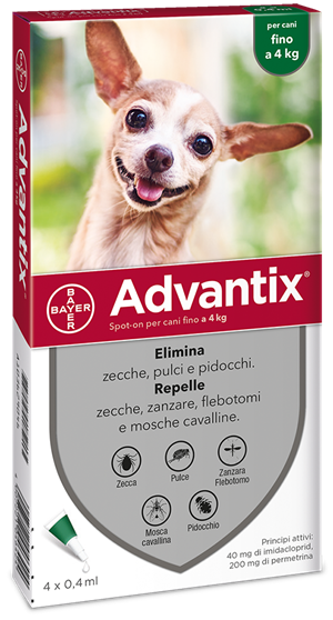 ADVANTIX SPOT ON*4PIP 0-4KG - farmacialombardia.it