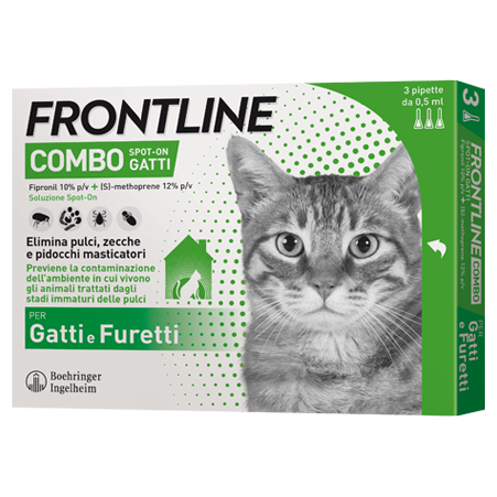 FRONTLINE COMBO*3PIP GATTI/FUR - farmacialombardia.it