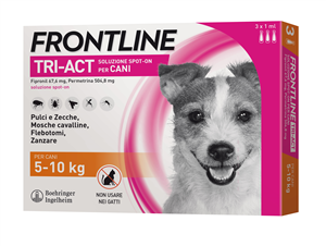 FRONTLINE TRI-ACT*3PIP 5-10KG - farmacialombardia.it