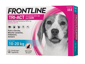 FRONTLINE TRI-ACT*3PIP 10-20KG - farmacialombardia.it