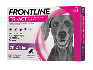 FRONTLINE TRI-ACT*3PIP 20-40KG - farmacialombardia.it