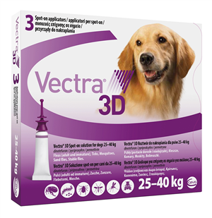 VECTRA 3D*3PIP 25-40KG VIOLA - farmacialombardia.it